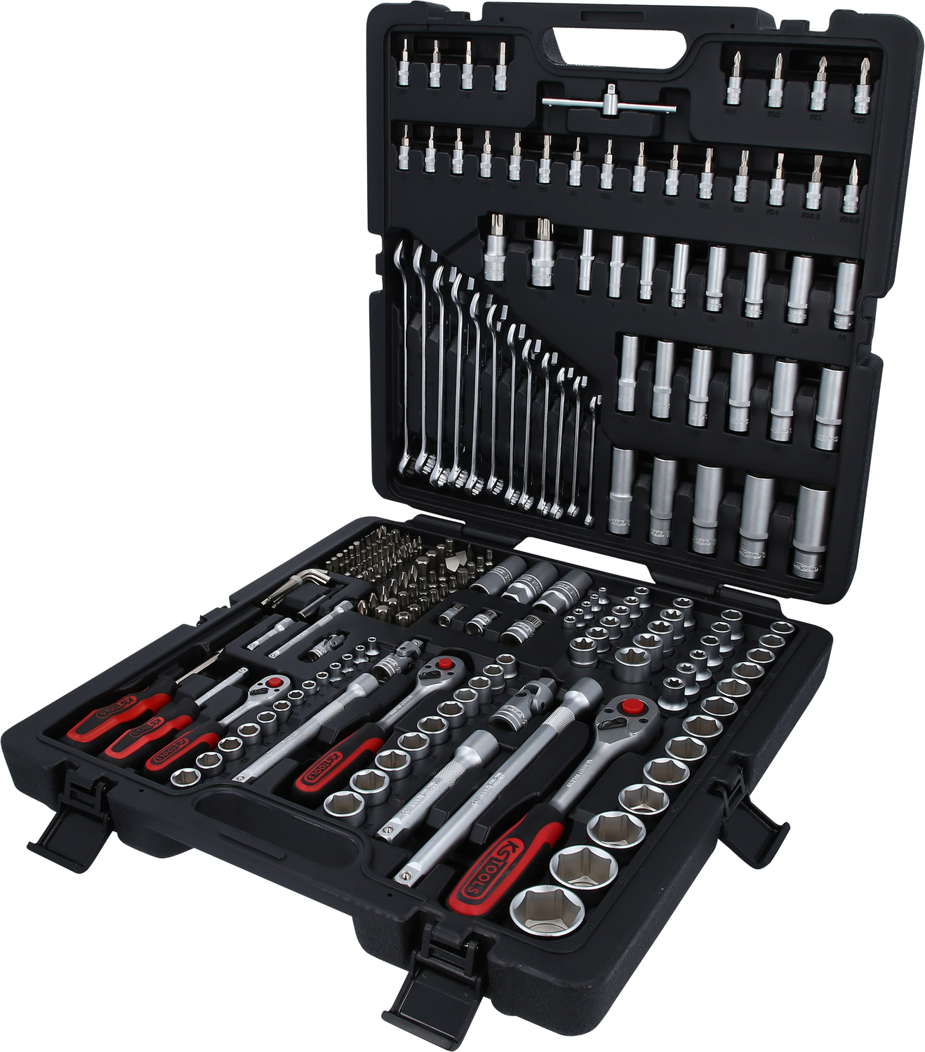 1/4"+3/8"+1/2" Steckschlüssel-Satz, 216-tlg