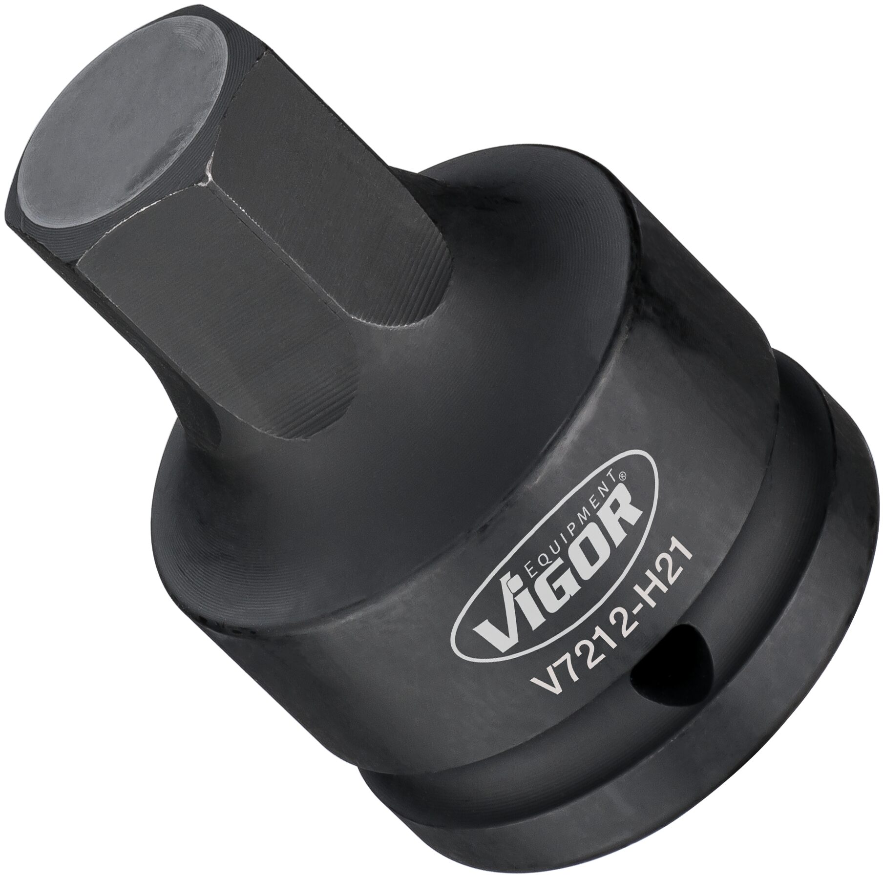 VIGOR Schlagschrauber Schraubendreher-Einsatz · V7212-H21 · Vierkant hohl 20 mm (3/4 Zoll) · Innen Sechskant Profil · 21 mm