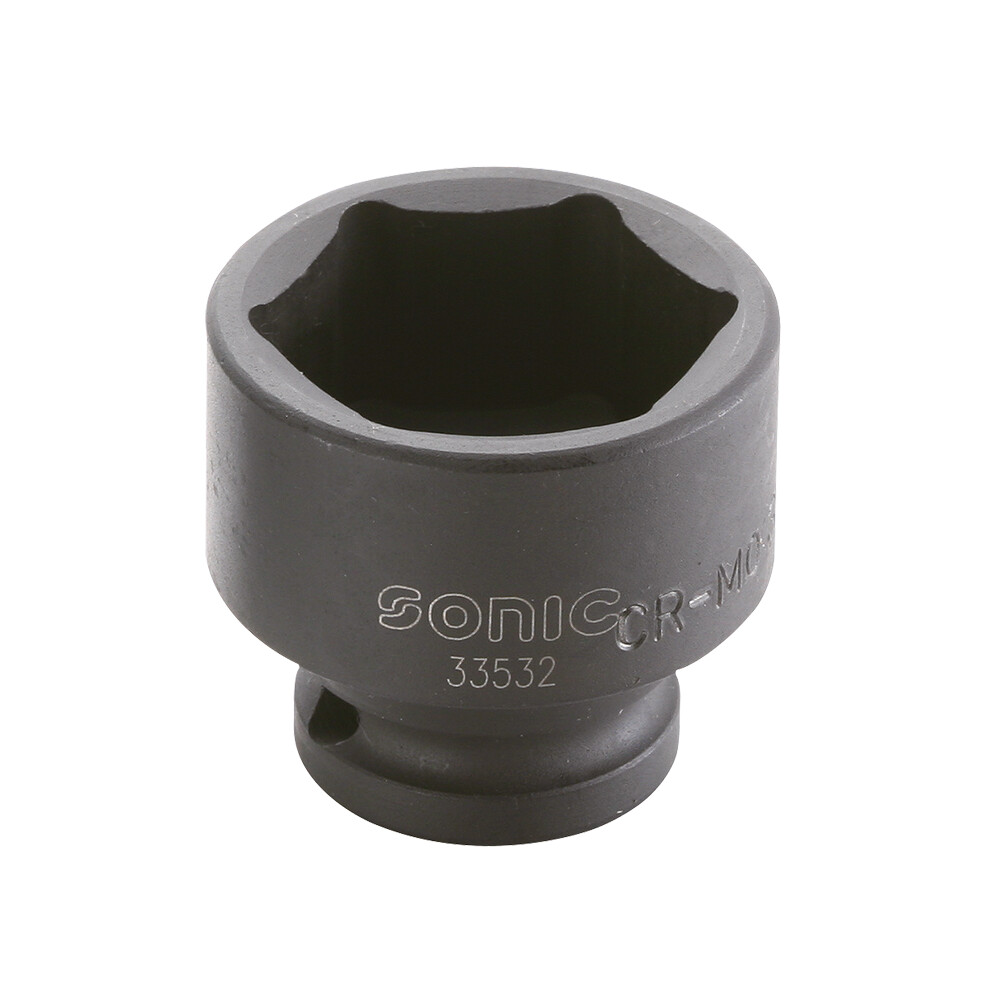 Werkzeug Sonic Kraft-Stecknuss 1/2" 6-kant 33mm 33533
