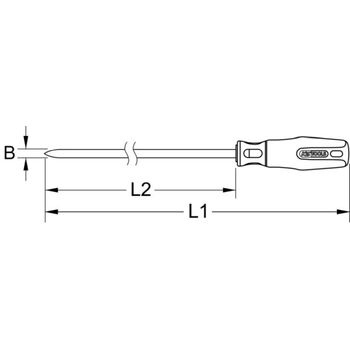 BRONZEplus Dreikantschaber 310 mm