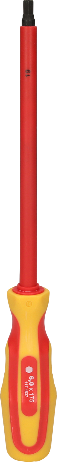 Innensechskant-Schraubendreher mit Schutzisolierung, 6mm