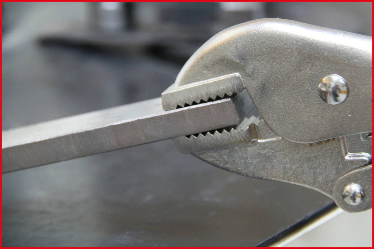 Gripzange mit Easy-Release, gerade Backen,40mm,L=175mm