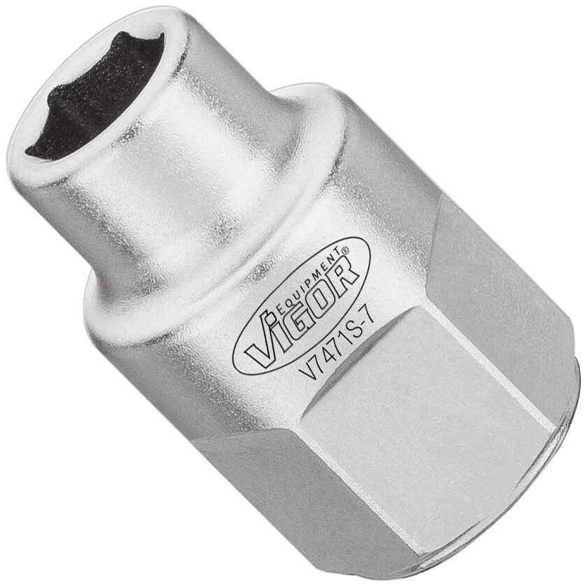 VIGOR Steckschlüsseleinsatz · kurz · 7 mm · V7471S-7 · 7 mm