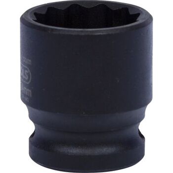 1/2" 12-kant-Kraft-Stecknuss, kurz, 24mm