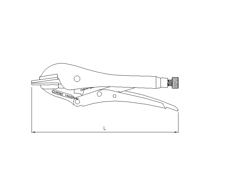 Werkzeug Sonic Breitmaulgripzange 250mmL 4387250