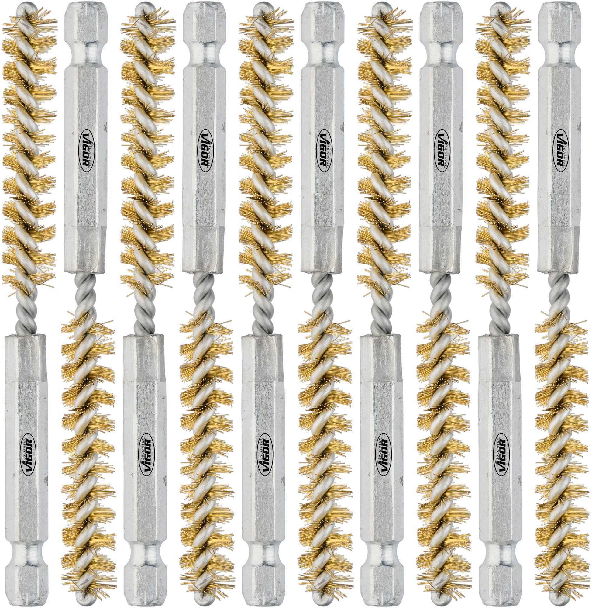 VIGOR Messingbürsten Satz ? 9 mm · V4646M-9