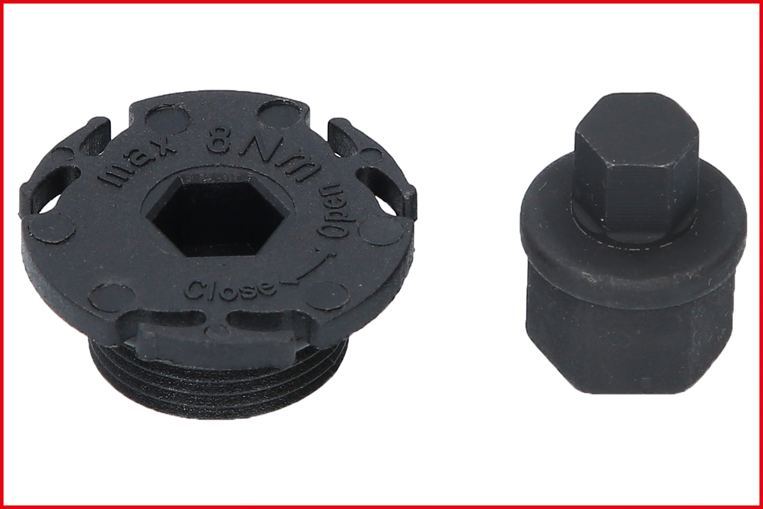 3/8" Öldienst-Spezialprofil-Satz für Kunststoff-Ölablassschrauben, 6-tlg