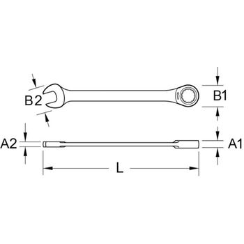 Ratschen-Ringschlüssel KS TOOLS  BT013717