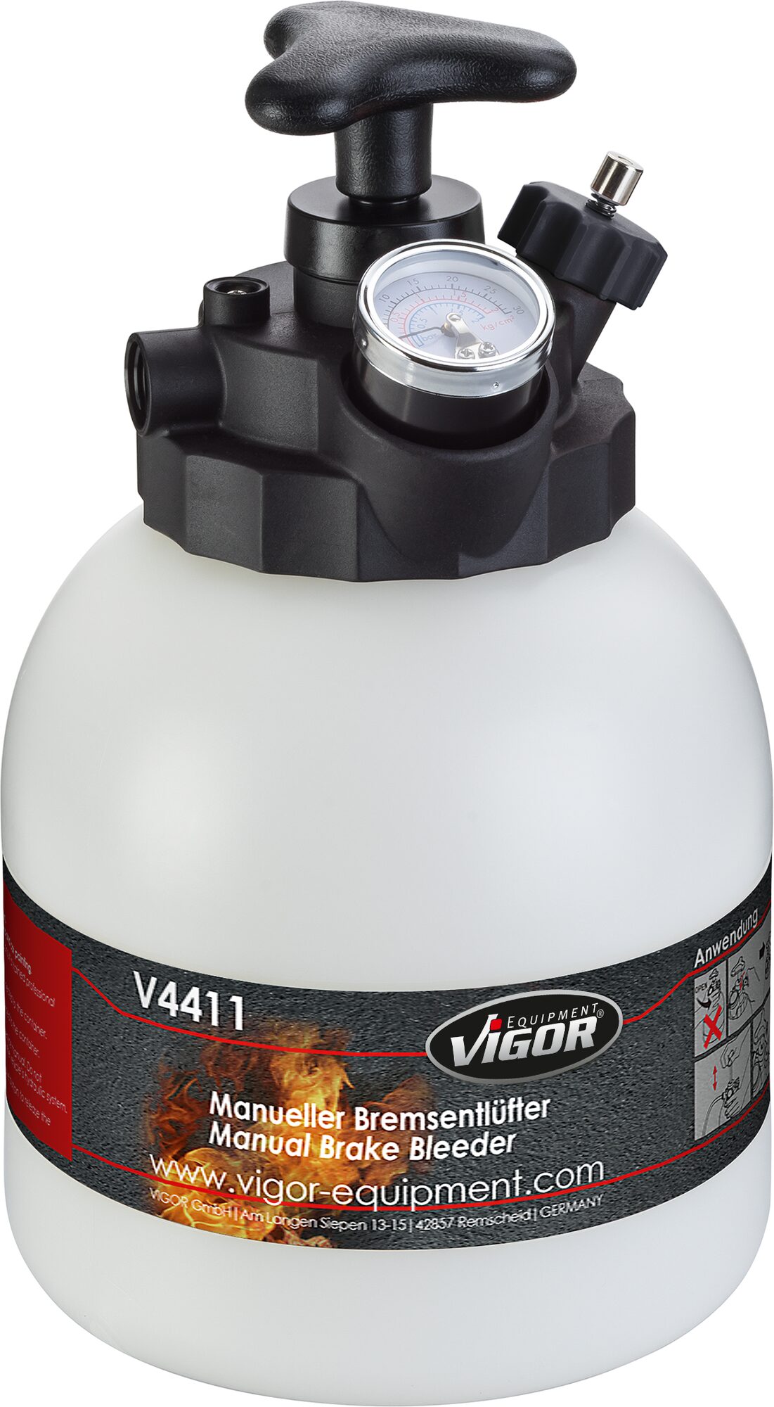 VIGOR Bremsentlüfter Satz 3 l · manuell · V4411 · Anzahl Werkzeuge: 5