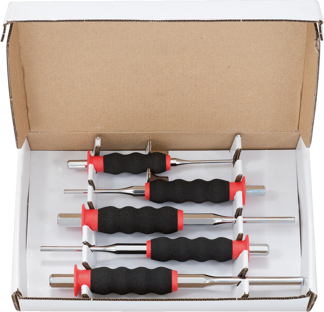 Durchtreiber-Satz, CrMo, 5-tlg zylindrisch