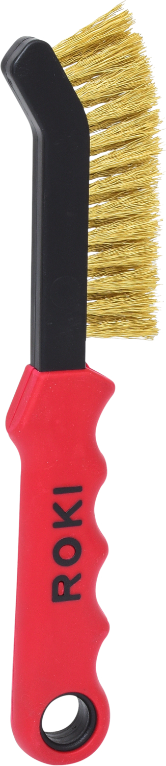 Messingdraht-Bremssattel-Drahtbürste 2-reihig