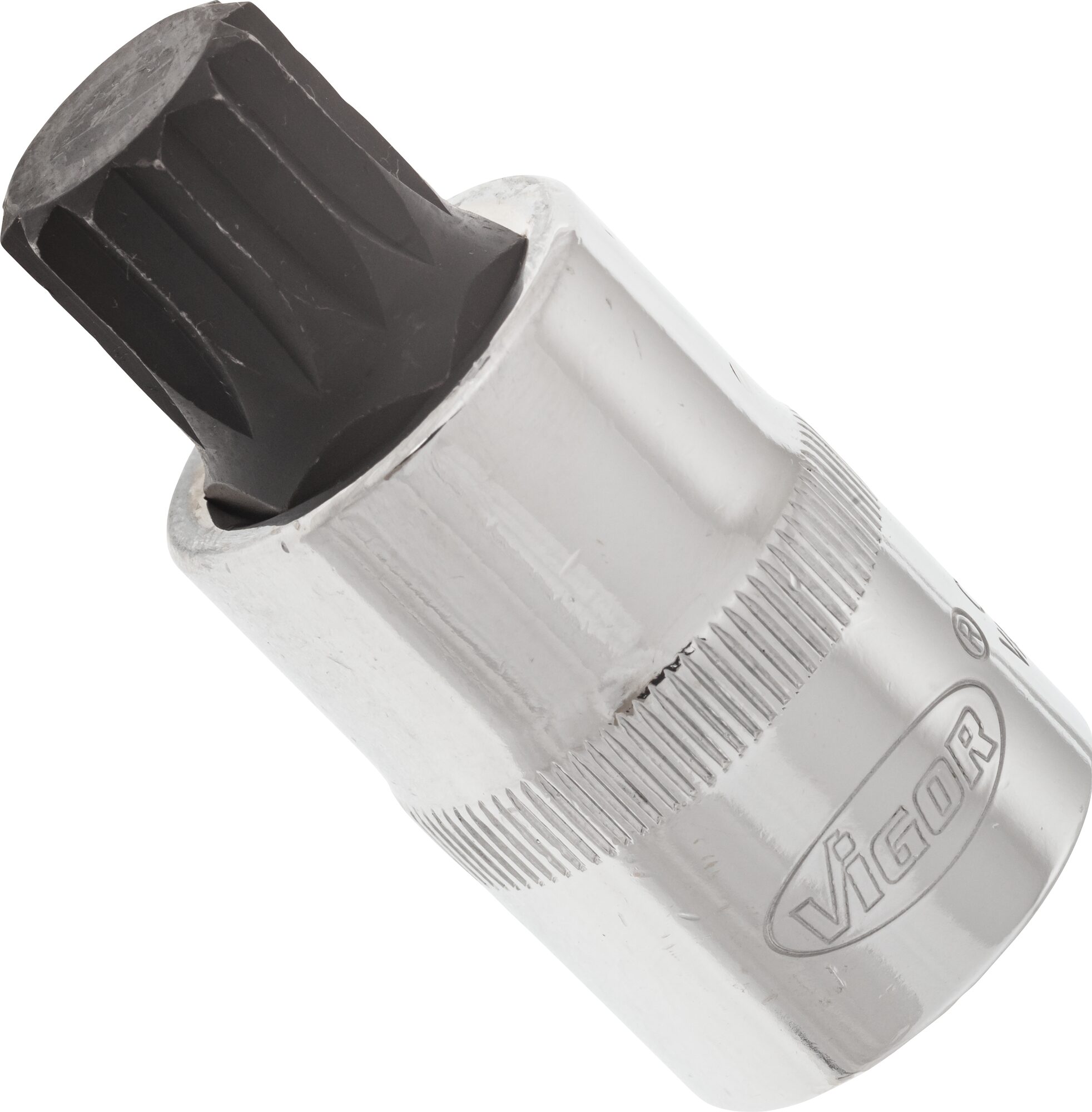 VIGOR Innenvielzahn Schraubendreher-Einsatz (XZN) · V2100 · Vierkant hohl 12,5 mm (1/2 Zoll) · Innen Vielzahn Profil XZN · M16