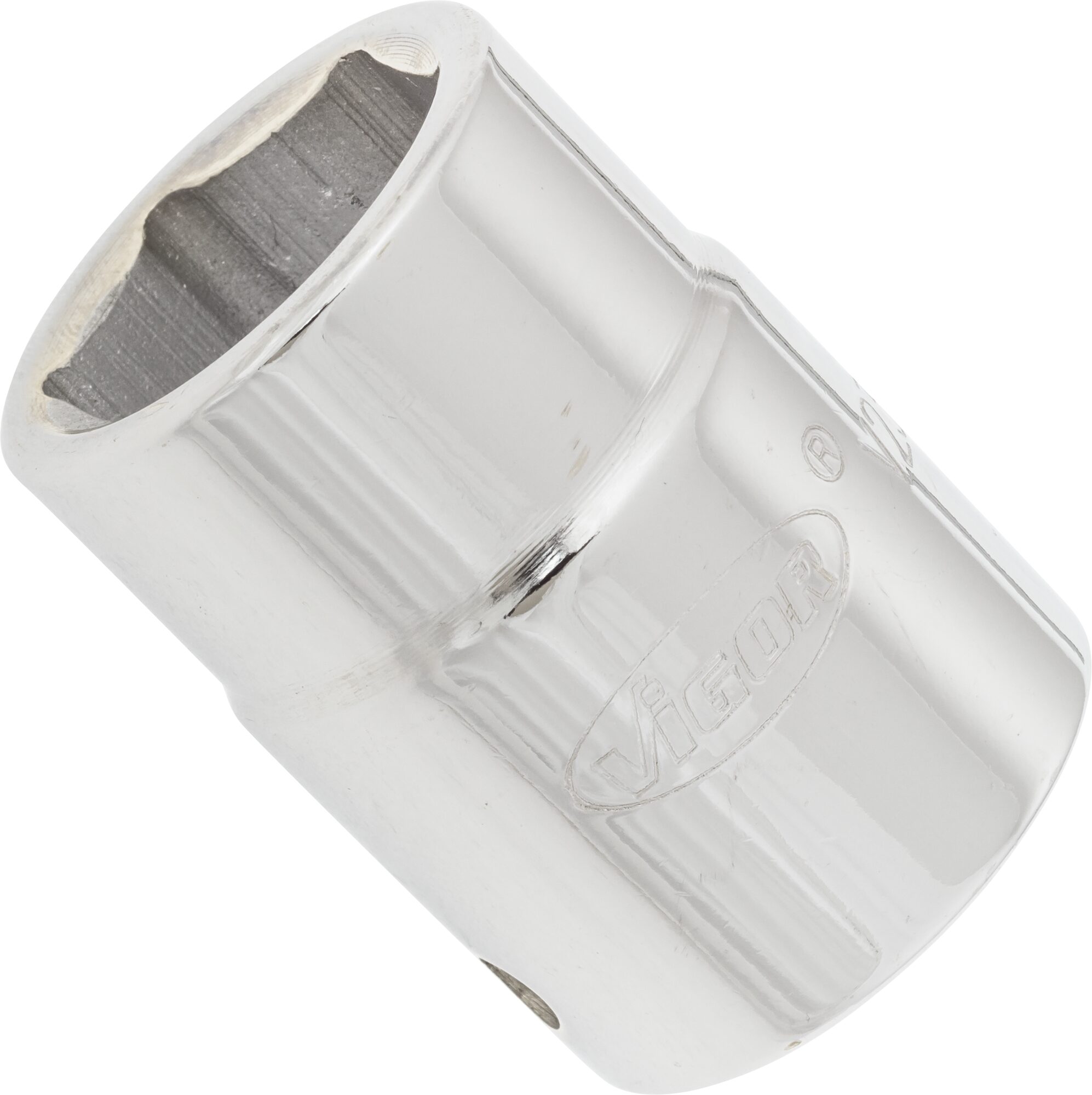 VIGOR Steckschlüsseleinsatz · V2327N · Vierkant hohl 20 mm (3/4 Zoll) · Außen Sechskant Profil · 24 mm