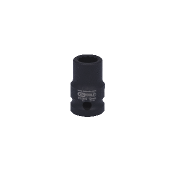 1/2" 12-kant-Kraft-Stecknuss, kurz, 12mm
