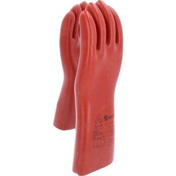 Elektriker-Schutzhandschuh mit mechanischem Schutz, Größe 12, Klasse 1, rot