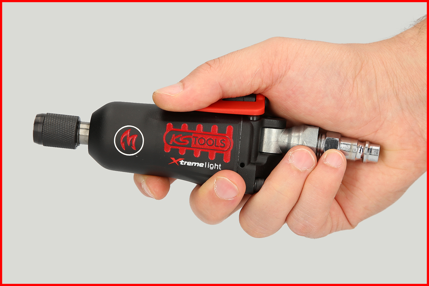 1/4" MONSTER Xtremelight Mini-Bit-Druckluft-Schlagschrauber mit Umschaltwippe, 108Nm