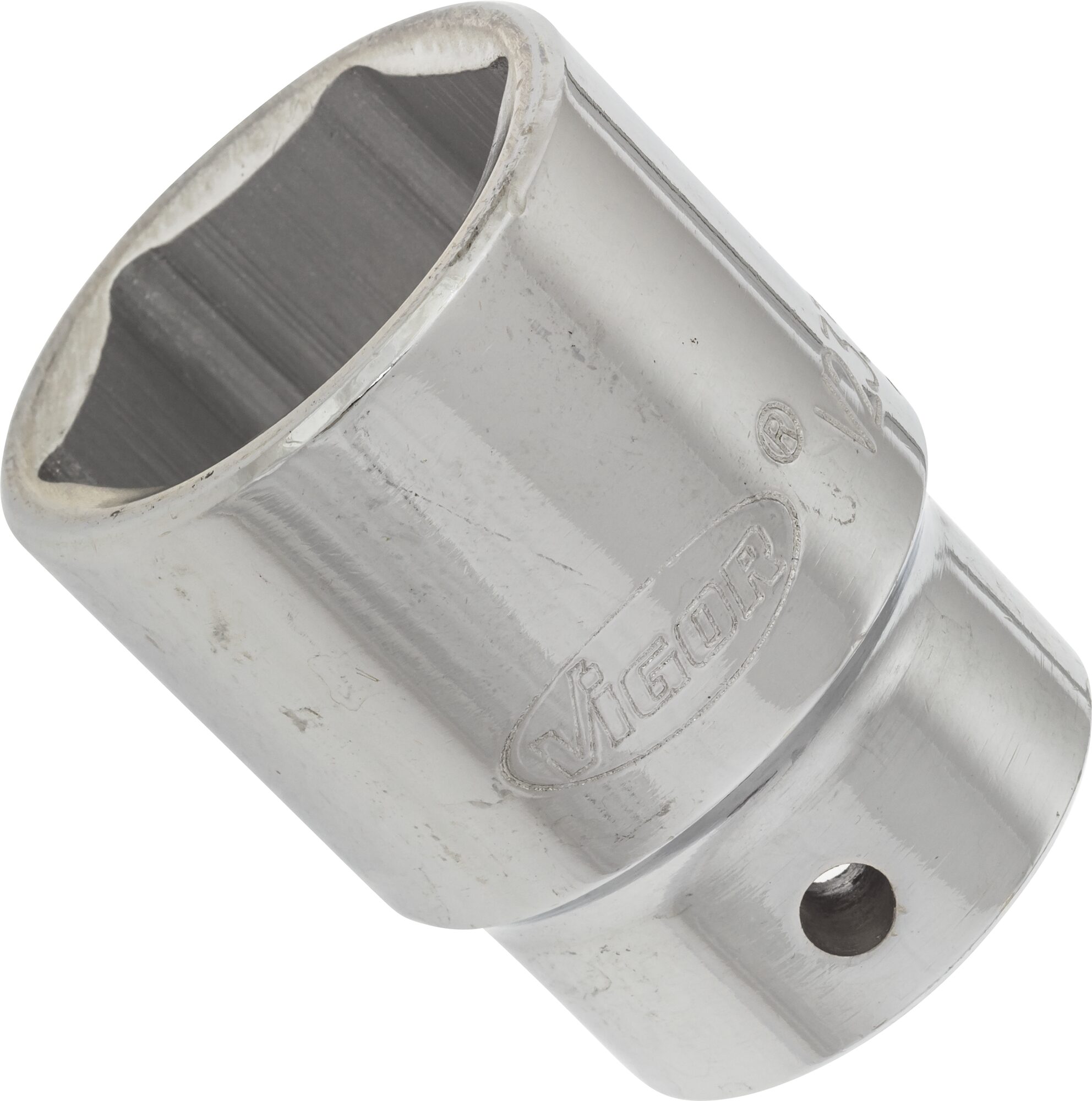 VIGOR Steckschlüsseleinsatz · V2331N · Vierkant hohl 20 mm (3/4 Zoll) · Außen Sechskant Profil · 32 mm