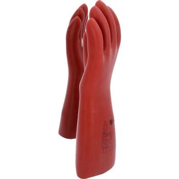 Elektriker-Schutzhandschuh mit mechanischen und thermischen Schutz, Größe 10, Klasse 1, rot