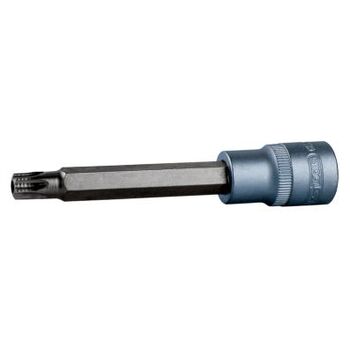 1/2" Bit-Stecknuss Torx mit Stirnlochbohrung, lang, TB45
