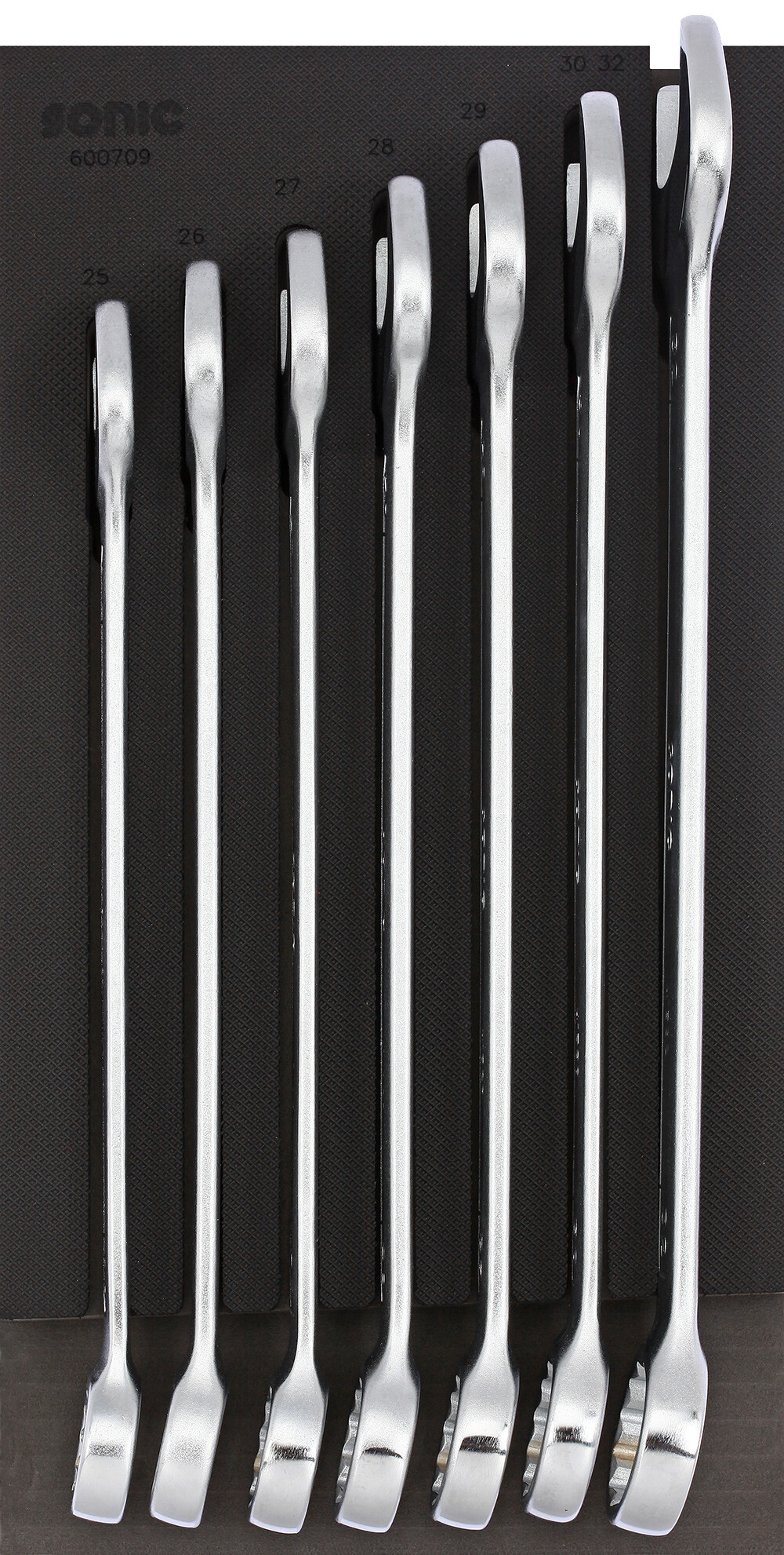 Schaumstoffeinlage, Sortimentskasten Sonic Schraubenschlüsselsatz SFS-S 7-tlg. 600709