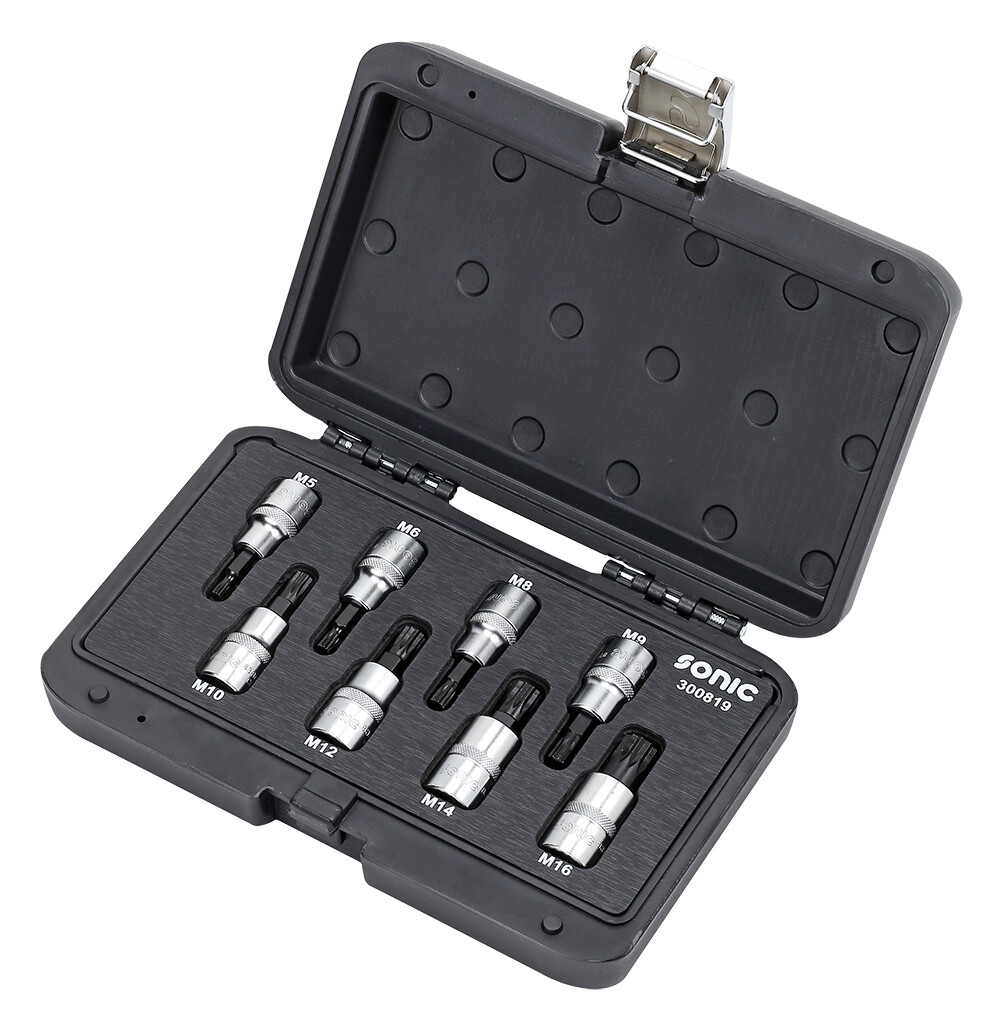 Werkzeug Sonic BMCS Biteinsatz-Satz 1/2" Vielzahn 8-tlg. 300819