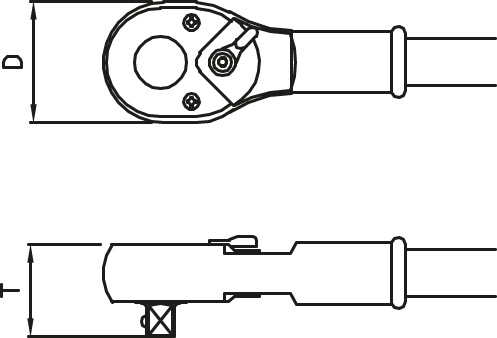 Werkzeug Sonic Ratsche 1" 24 Zähne 7121205