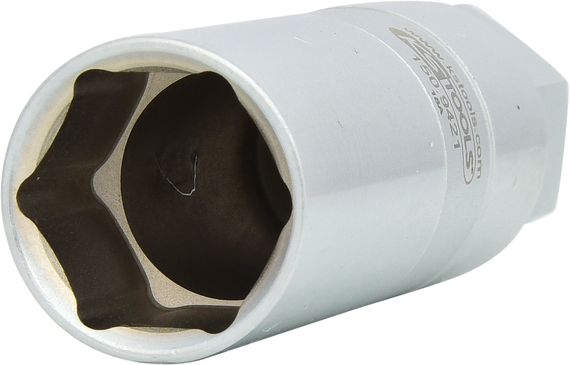 Stoßdämpfer-Außensechskant-Gegenhalter-Stecknuss, 21 mm