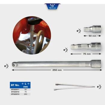 Verlängerung, Steckschlüssel KS TOOLS BT022913 Verlängerung, Steckschlüssel KS TOOLS BT022913