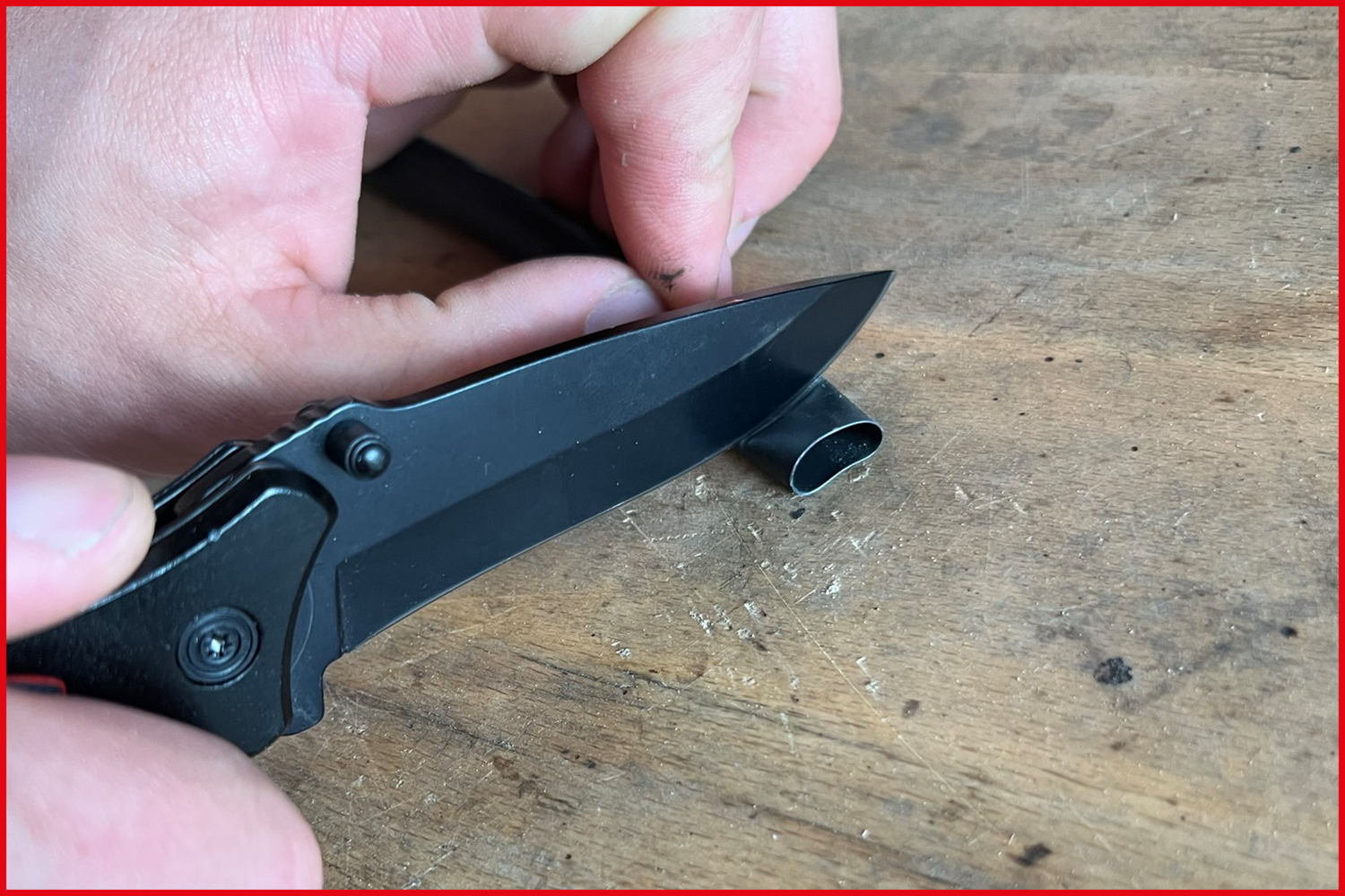 Klappmesser mit Arretierung, 25 mm