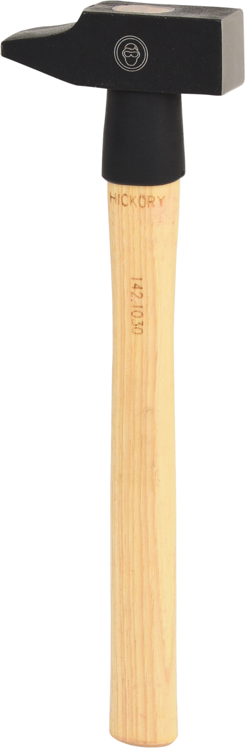 Schlosserhammer, Hickory-Stiel, französische Form, 250g