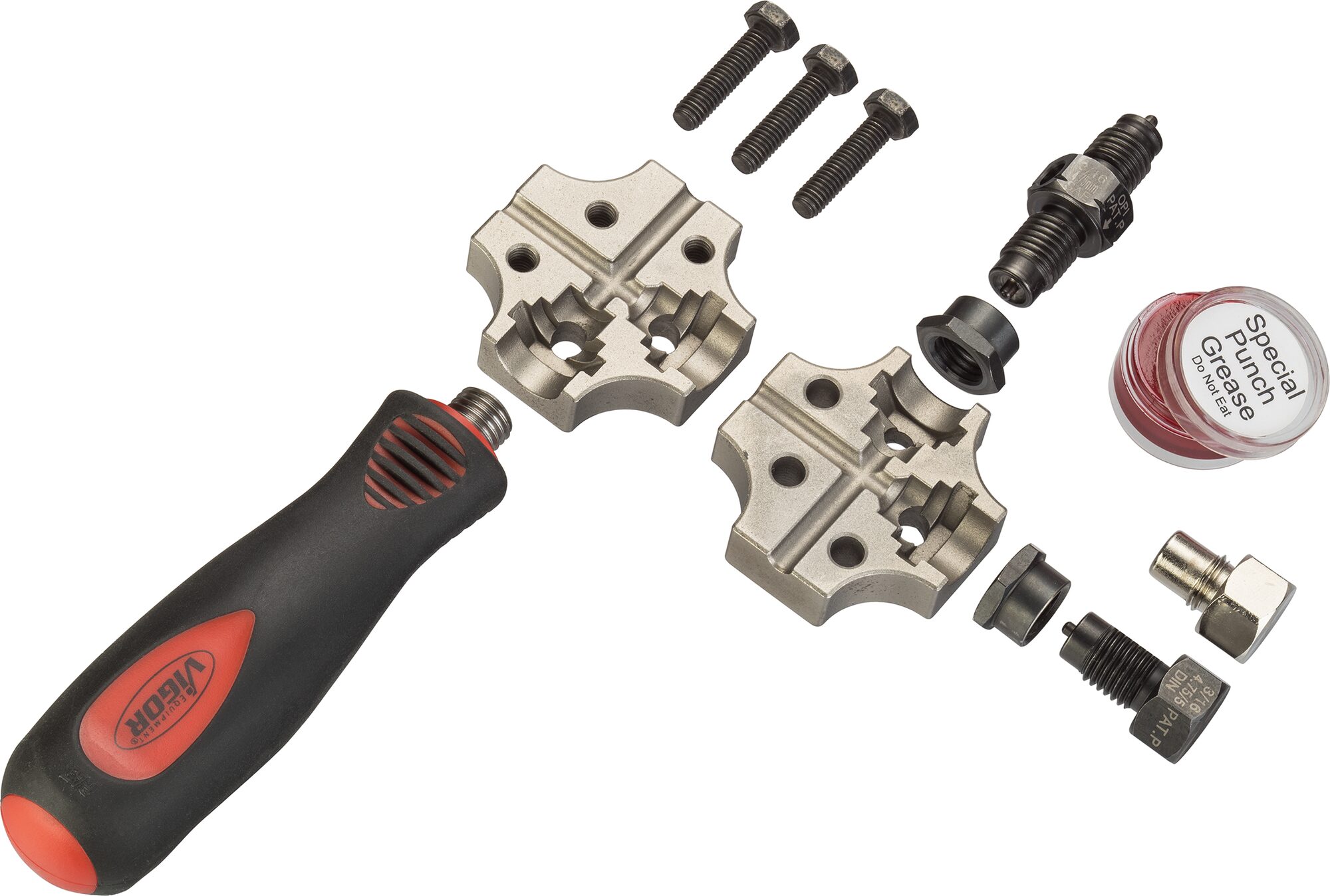 VIGOR Bördelgerät für Ø 4,75 mm · V4697 · Anzahl Werkzeuge: 6