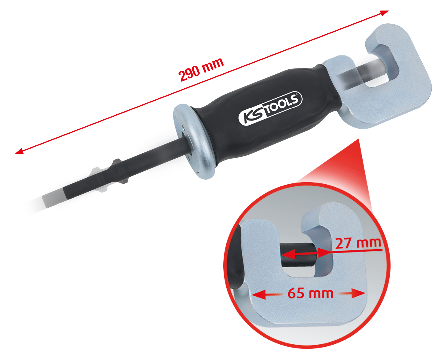 Vibro-Impact Lösewerkzeug für Spurstangen