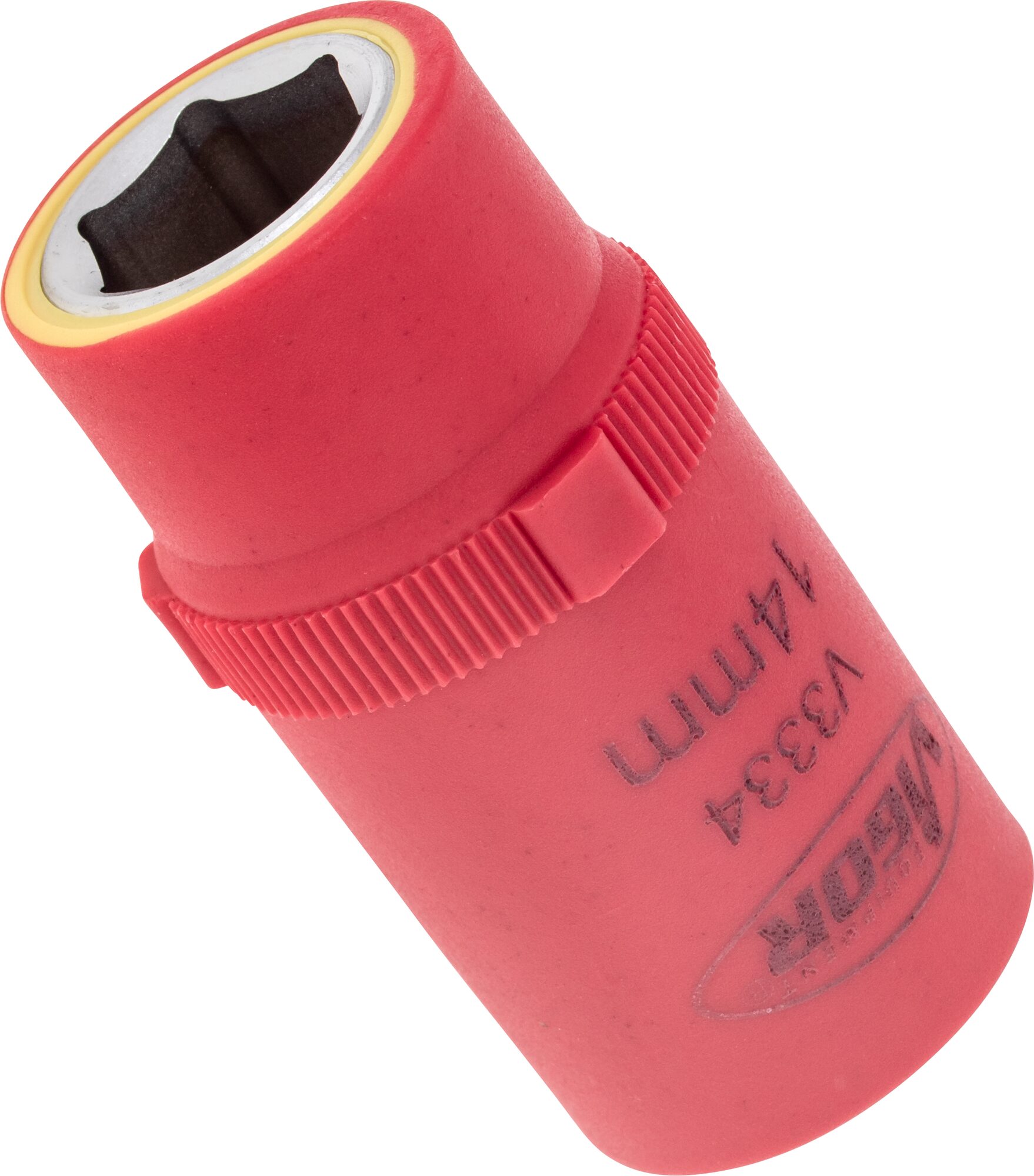 VIGOR VDE Steckschlüsseleinsatz · V3334 · Vierkant hohl 12,5 mm (1/2 Zoll) · Außen Sechskant Profil · 14 mm