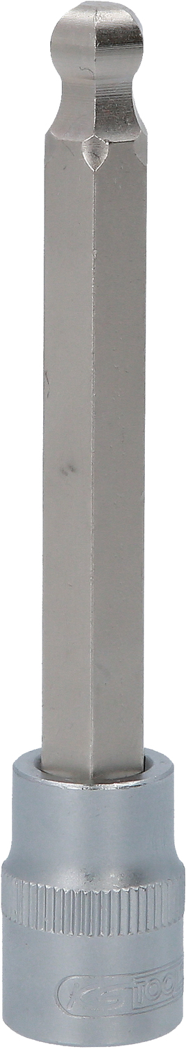 3/8" Bit-Stecknuss Innensechskant mit Kugelkopf, lang, 9mm
