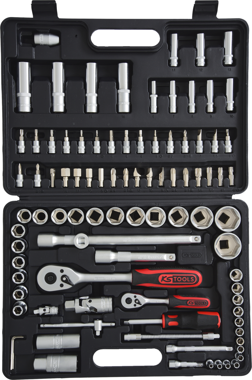 1/4"+1/2" Steckschlüssel-Satz, 94-tlg