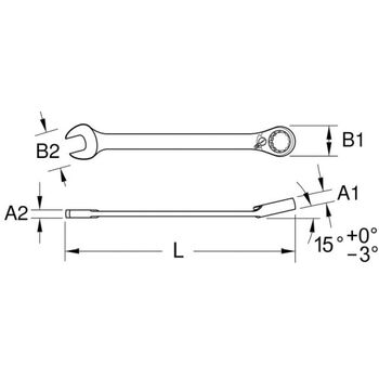 Ratschen-Ringschlüssel KS TOOLS  BT013807