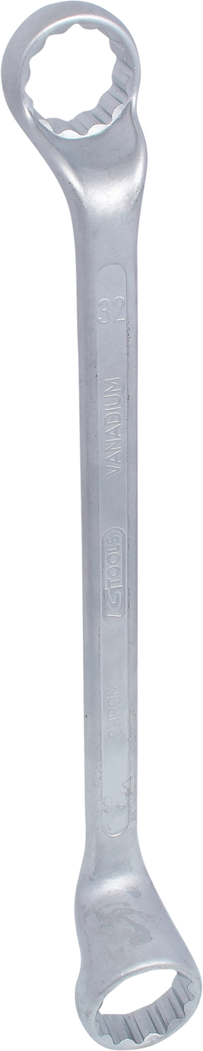 Doppel-Ringschlüssel, gekröpft, 32x36mm