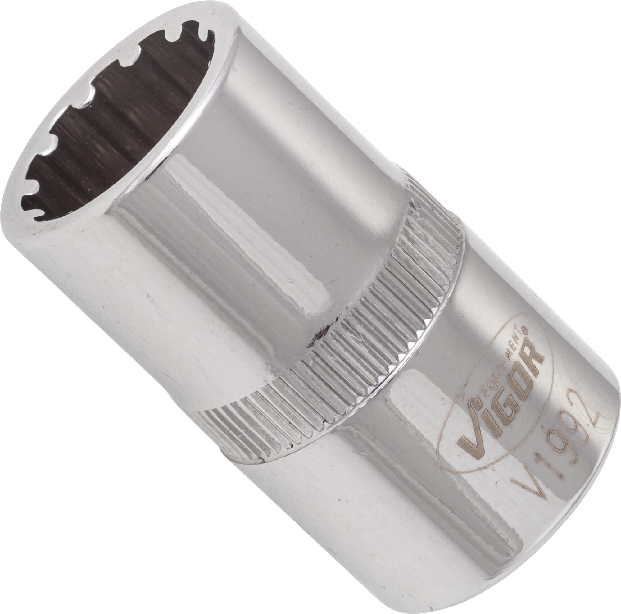 VIGOR Multiprofil Steckschlüsseleinsatz · V1992 · Vierkant hohl 12,5 mm (1/2 Zoll) · Multiprofil · 14 mm