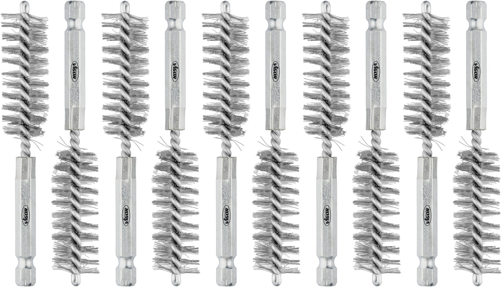 VIGOR Stahlbürsten Satz ? 16 mm · V4646S-16