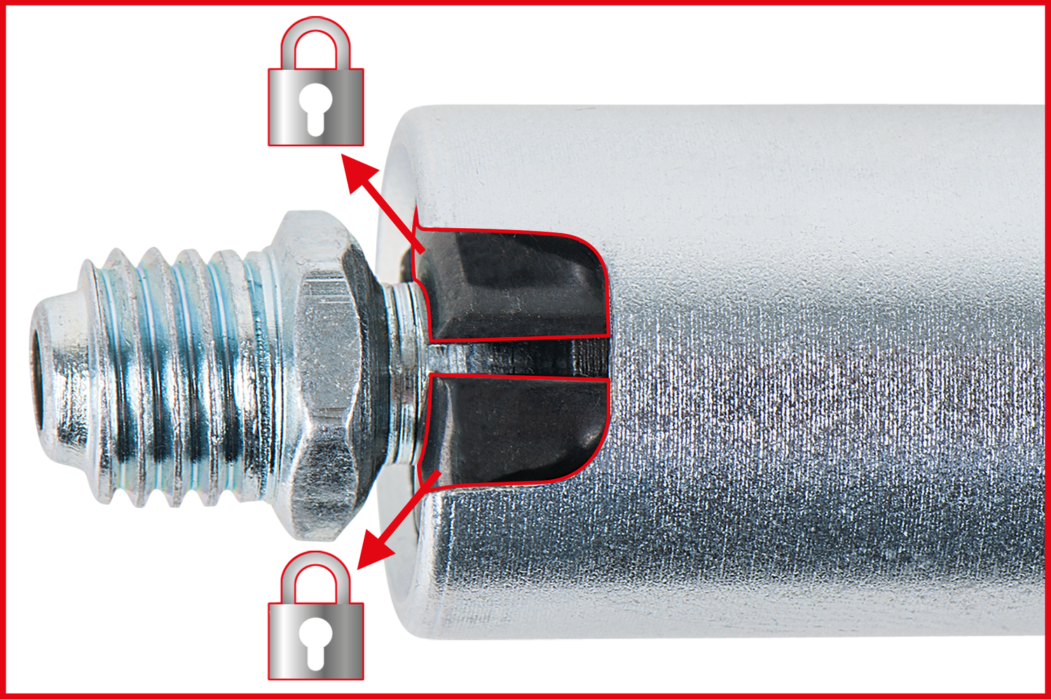 Quick-Lock Schnellkupplung für Fettpressen, 1/8"