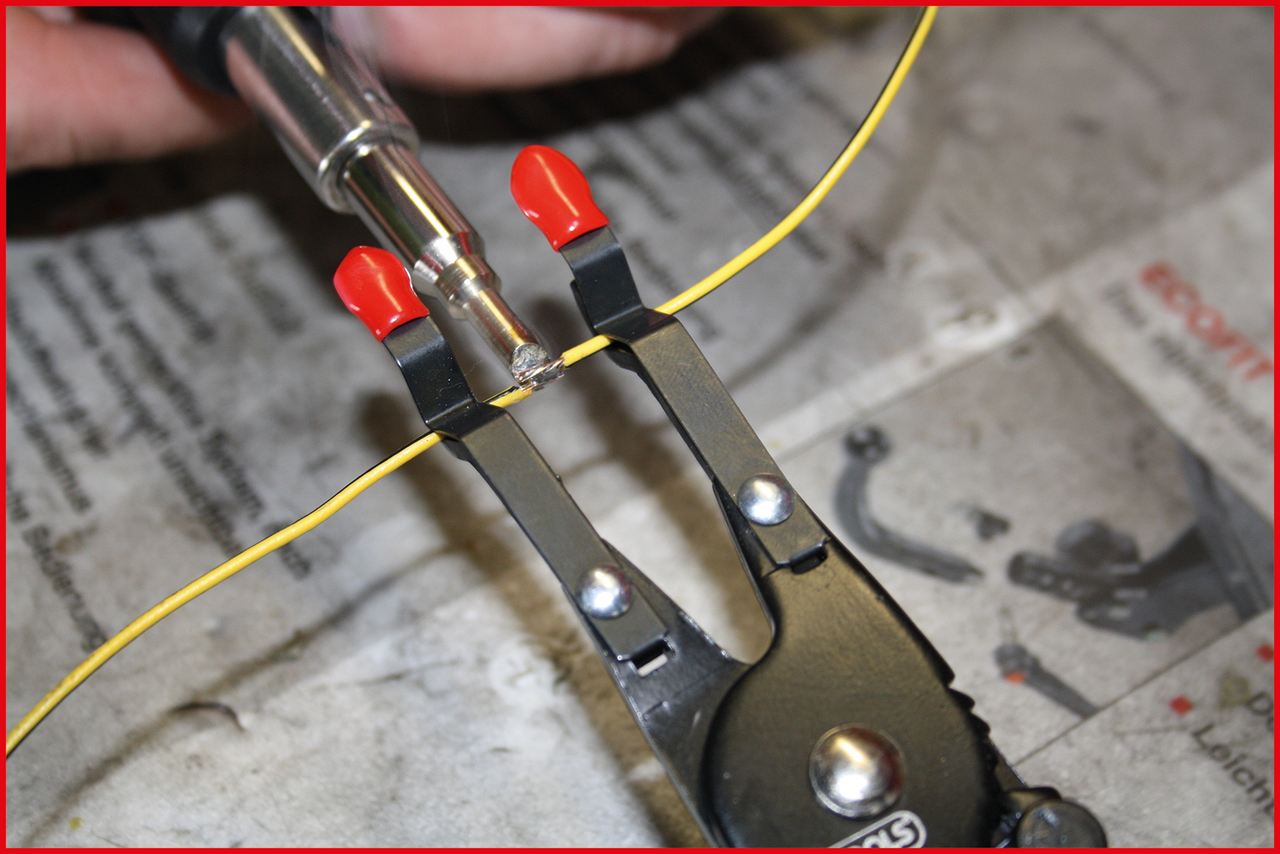 Lötlitzen-Haltezange, 245mm