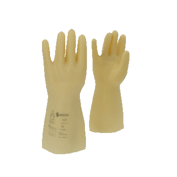 Elektriker-Schutzhandschuh mit Schutzisolierung, Größe 11, Klasse 0, weiß