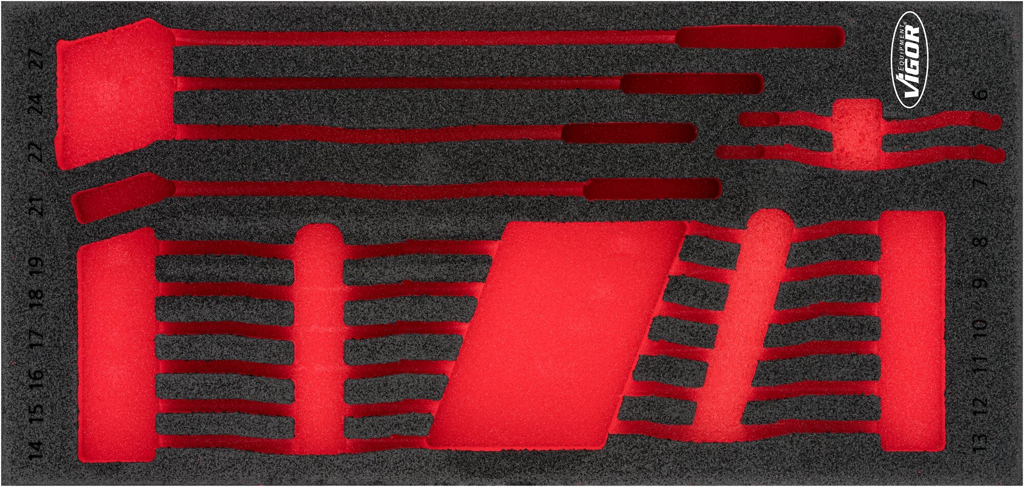 VIGOR Weichschaum-Einlage · leer · V6723-L