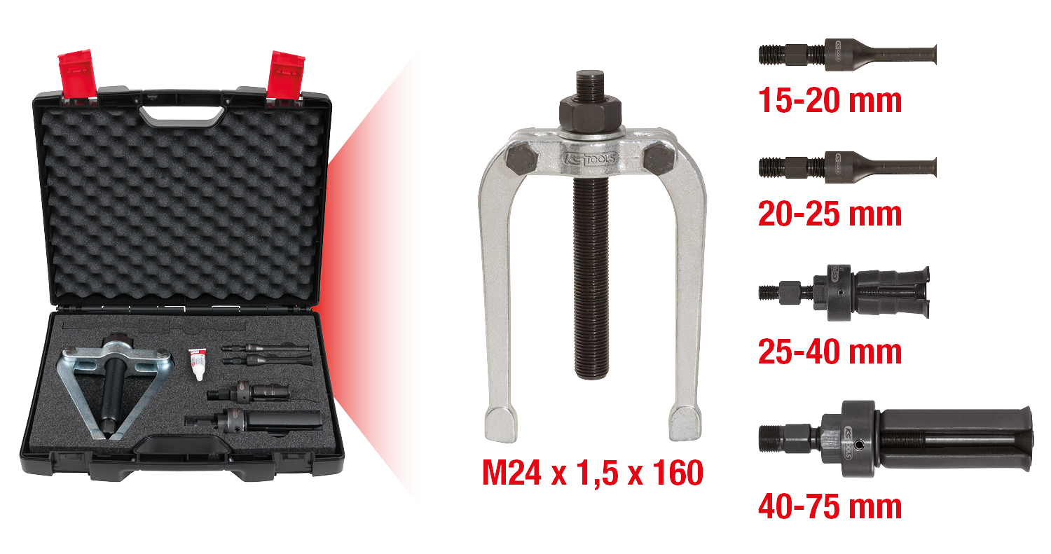 Präzisions-Innen-Auszieher-Satz Ø 15-75mm, 5-tlg