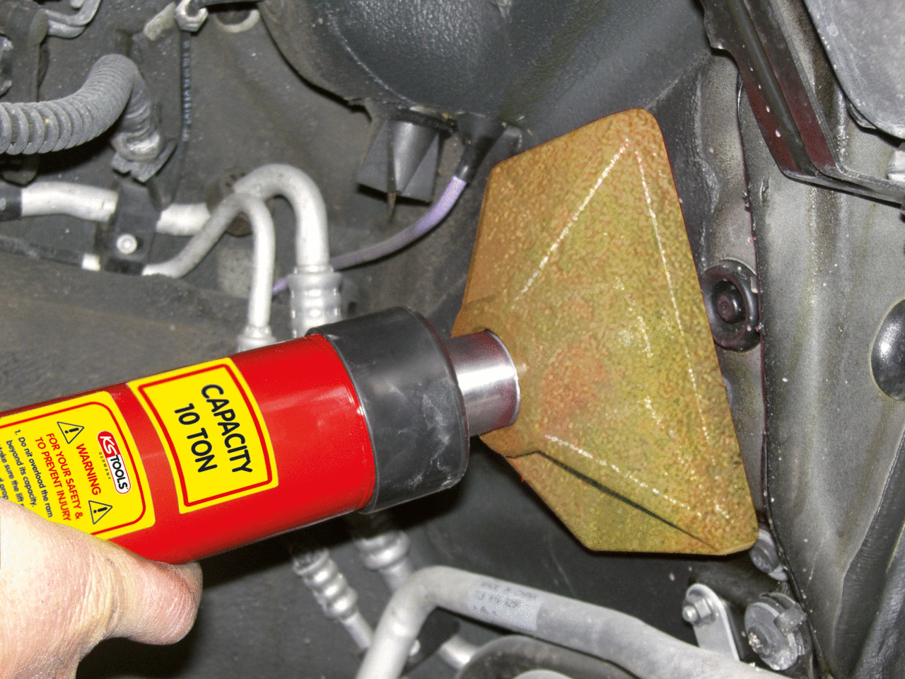 Hydraulischer KFZ-Richtwerkzeugsatz 10t, 17-tlg