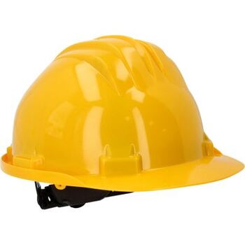 Arbeits-Schutzhelm, abnehmbares Kopfband, gelb