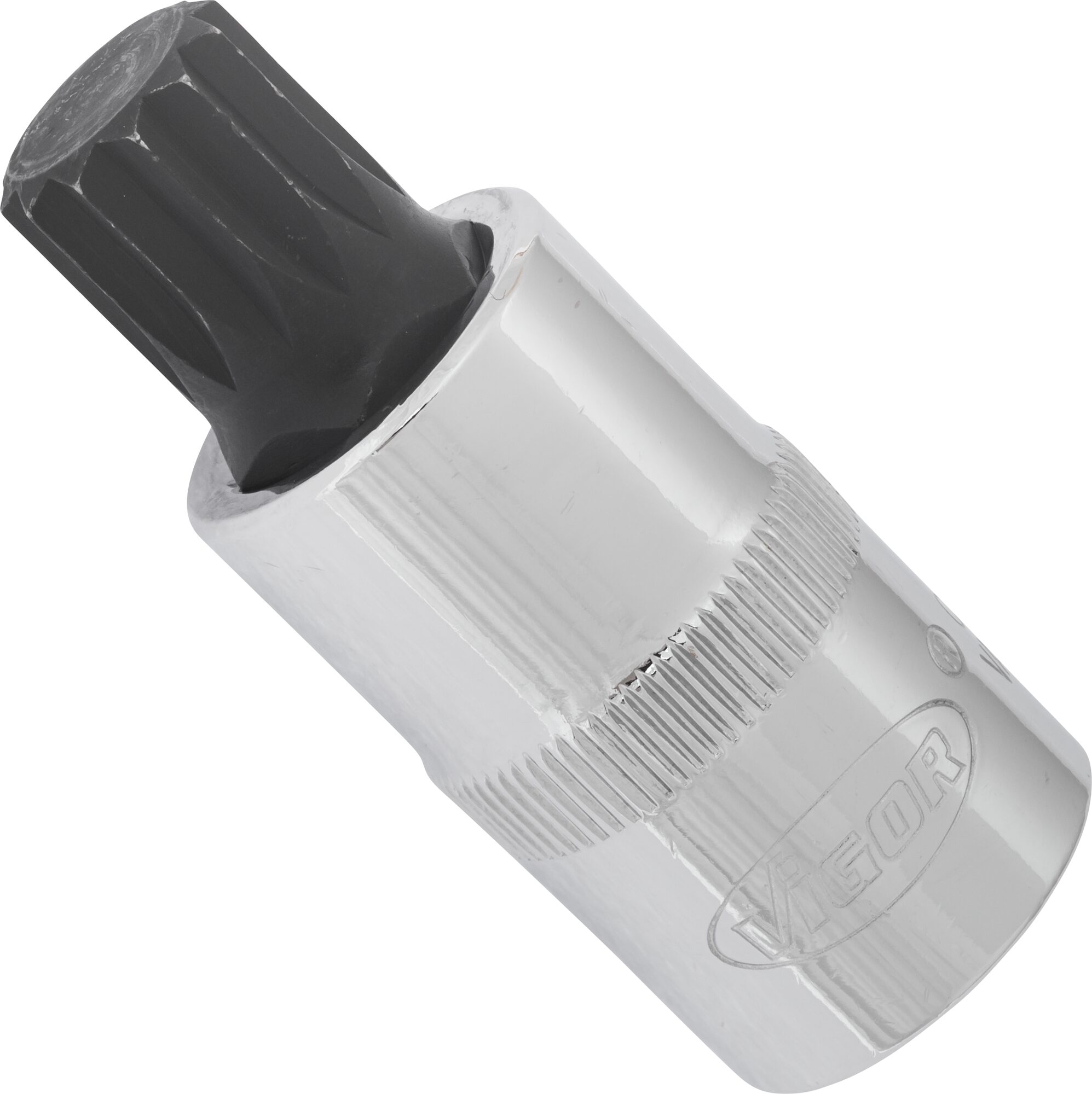 VIGOR Innenvielzahn Schraubendreher-Einsatz (XZN) · V2065 · Vierkant hohl 12,5 mm (1/2 Zoll) · Innen Vielzahn Profil XZN · M14