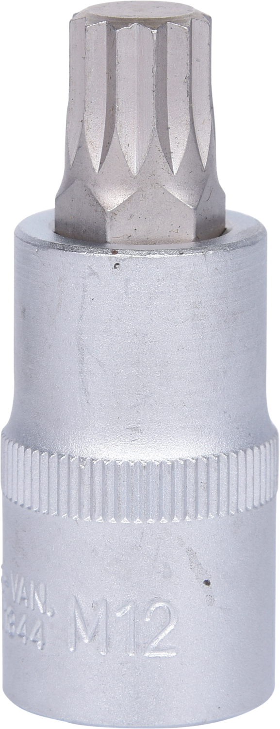 1/2" Bit-Stecknuss XZN, M12, 55 mm