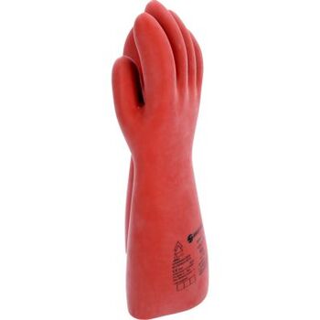Elektriker-Schutzhandschuh mit mechanischen und thermischen Schutz, Größe 10, Klasse 4, rot