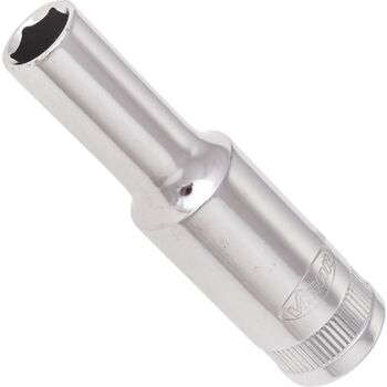 VIGOR Sechskant Steckschlüsseleinsatz · lang · V2016N · Vierkant hohl 10 mm (3/8 Zoll) · Außen Sechskant Profil · 8 mm